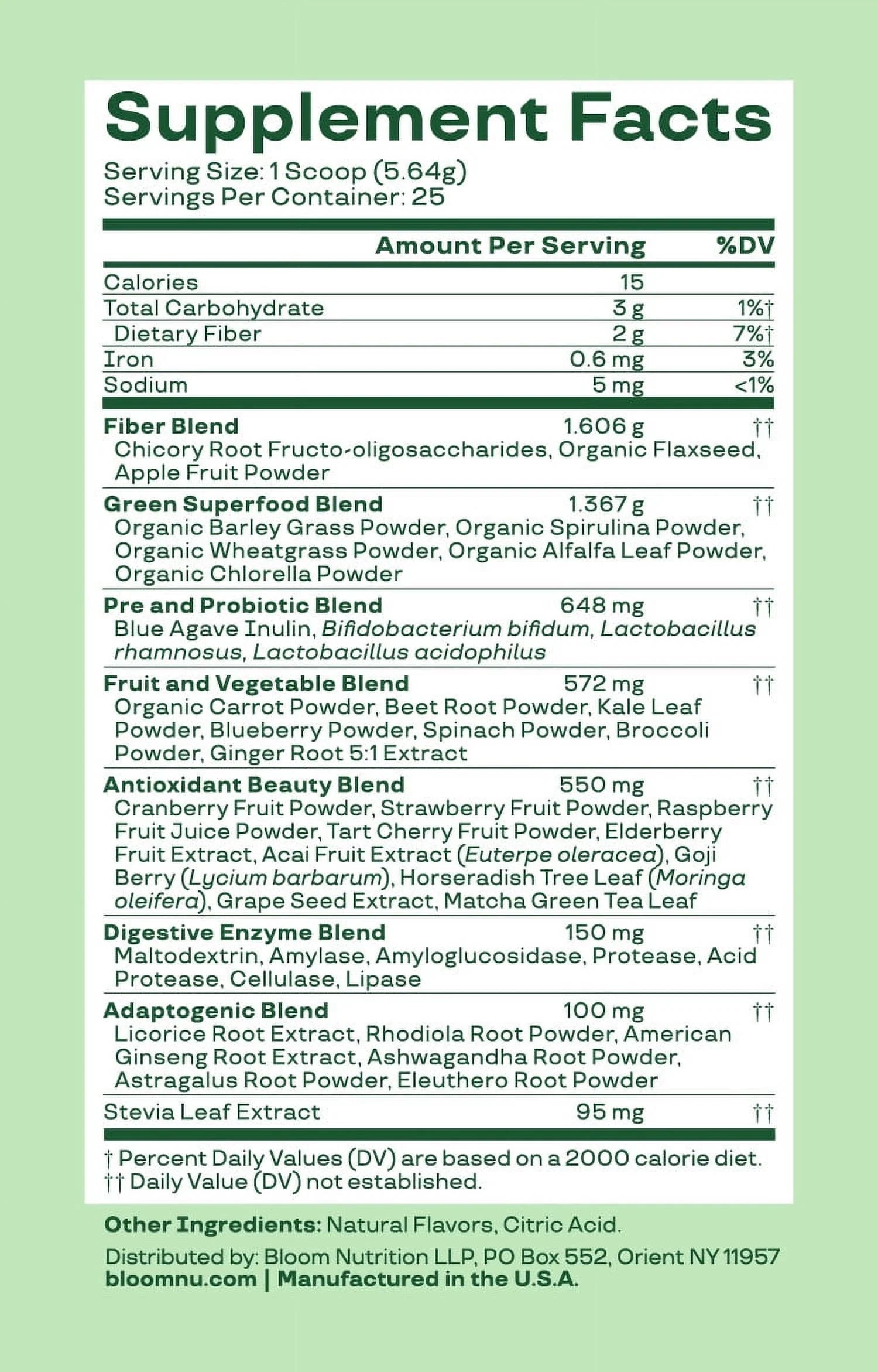 Mango Greens & Superfoods Powder, 25 Servings G901