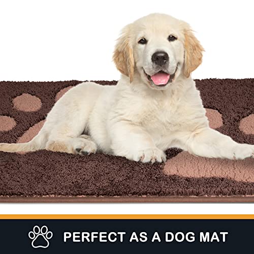 Beige Non-Skid Microfiber Door Mat E514836