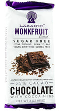 Monkfruit Sweetened Dark Chocolate Bar With Cacao Nibs Case Of 8 3 Oz. J74119
