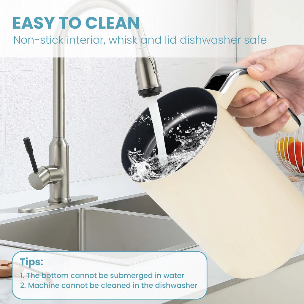 Electric Milk Frother and Steamer with 4 Settings Q89967