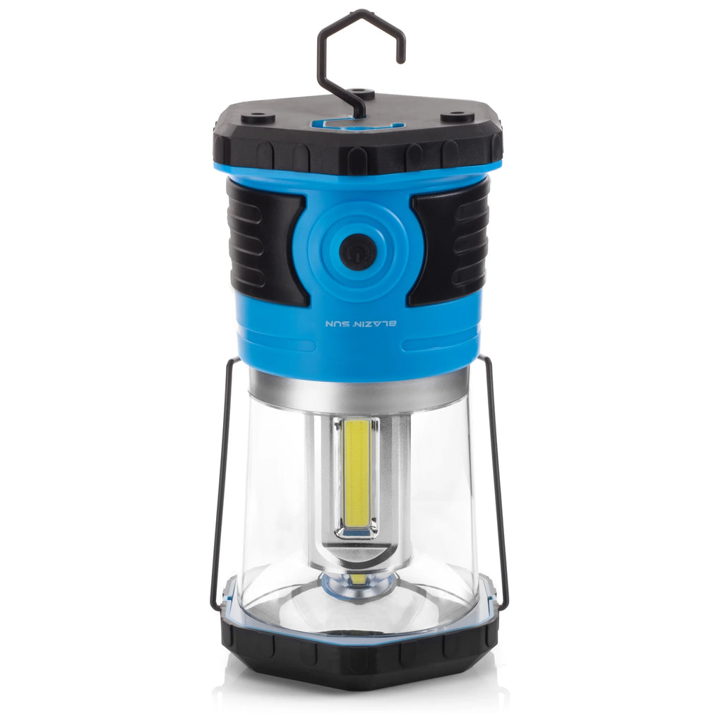 800 Lumen Battery Powered LED Camping Lantern (Blue) B221