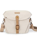Khaki Canvas Camera Bag with Rain Cover T6037