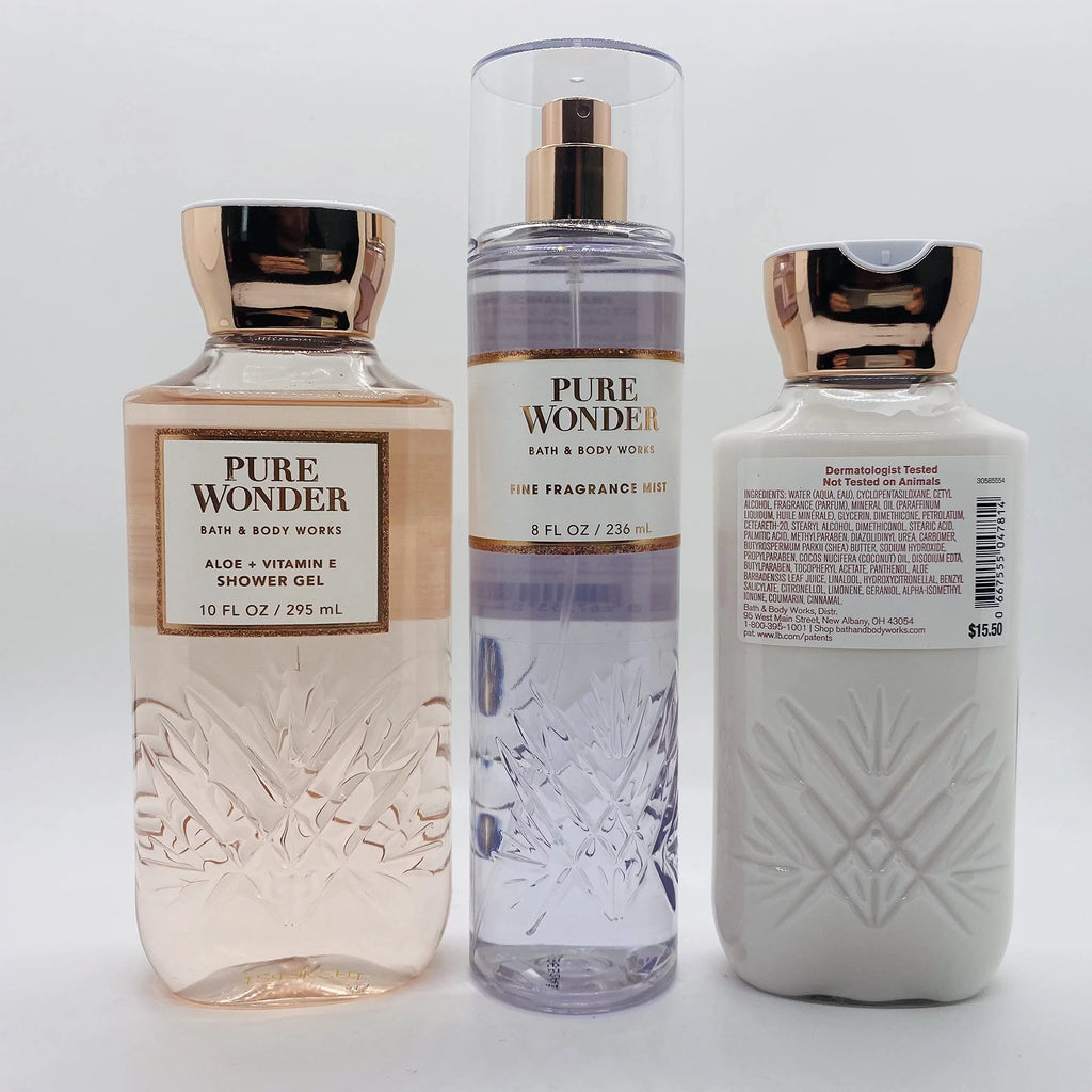 3 pc Bundle Trio Shower Gel, Fine Fragrance Mist and Body Lotion I9491