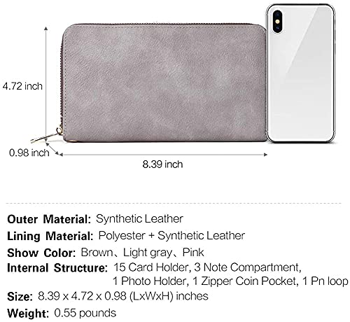 Womens Bifold Wristlet Wallet I2697