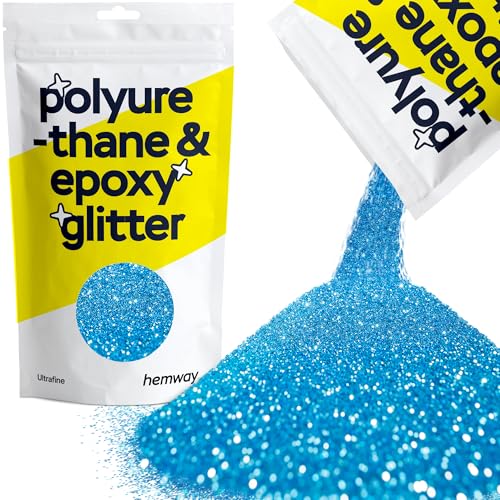Fluorescent Blue Extra Chunky Metallic Crystal Flake Glitter 100g Z430713