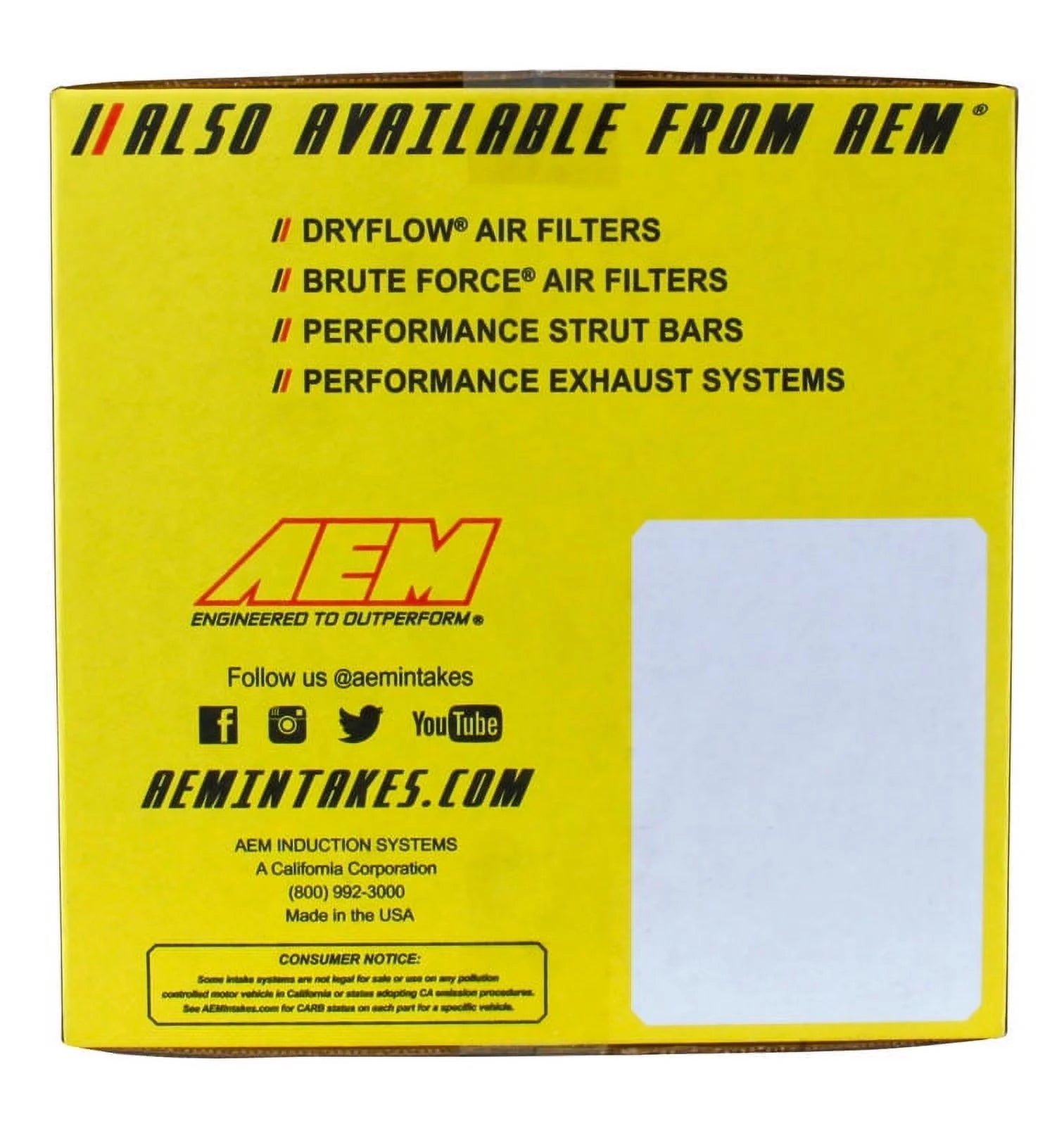 Cold Air Intake System S3586