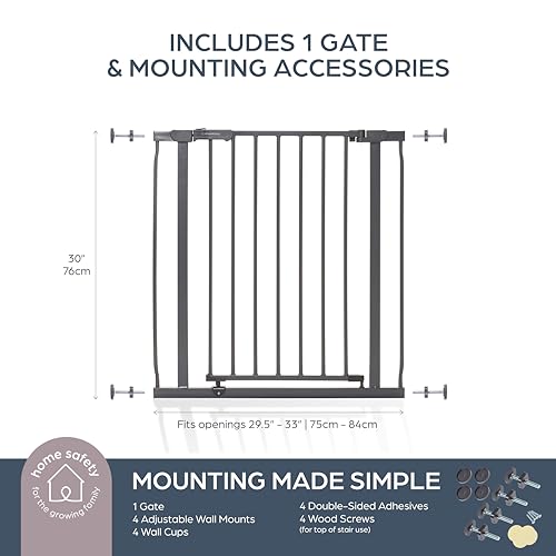 29.5" - 40" Adjustable Baby Gate Z87557