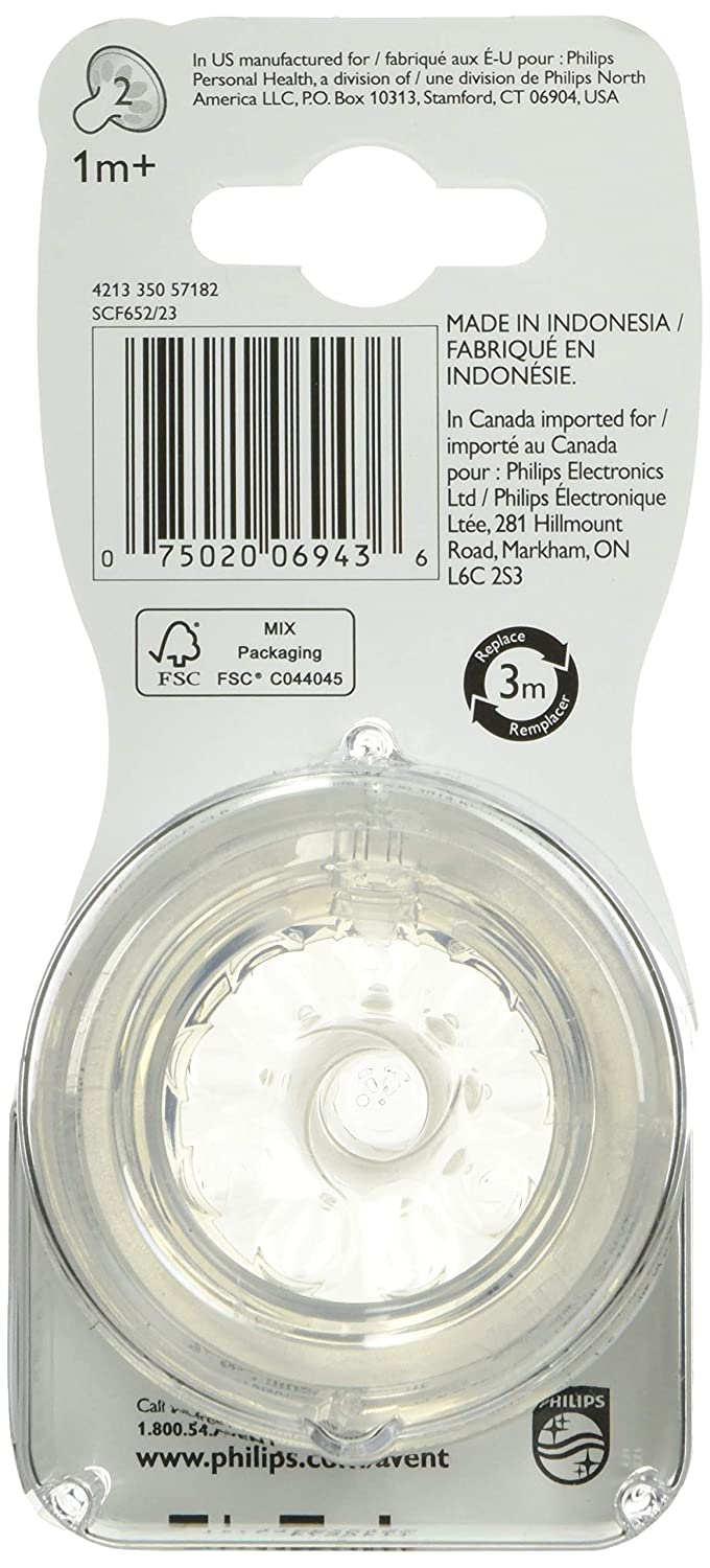 Slow Flow Baby Bottle Nipple 2pk Q351