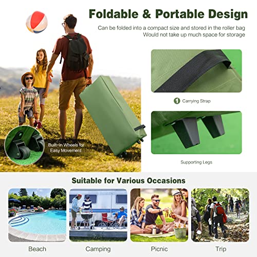 Tent Cot with Air Mattress, 2 Sleeping Bags, Carry Bag & Foot Pump G1745