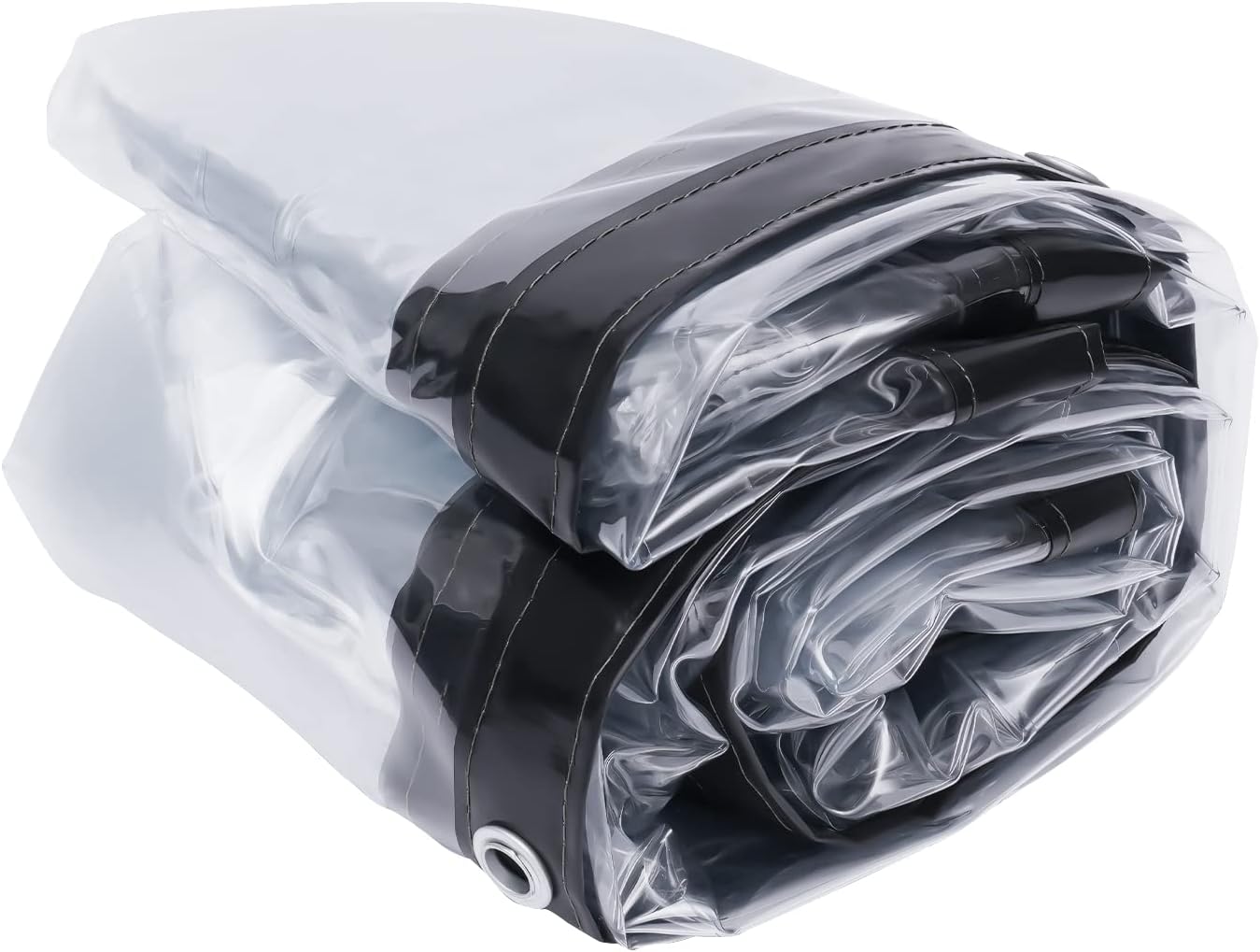 8×20FT Clear PVC Waterproof Tarp Curtain V137