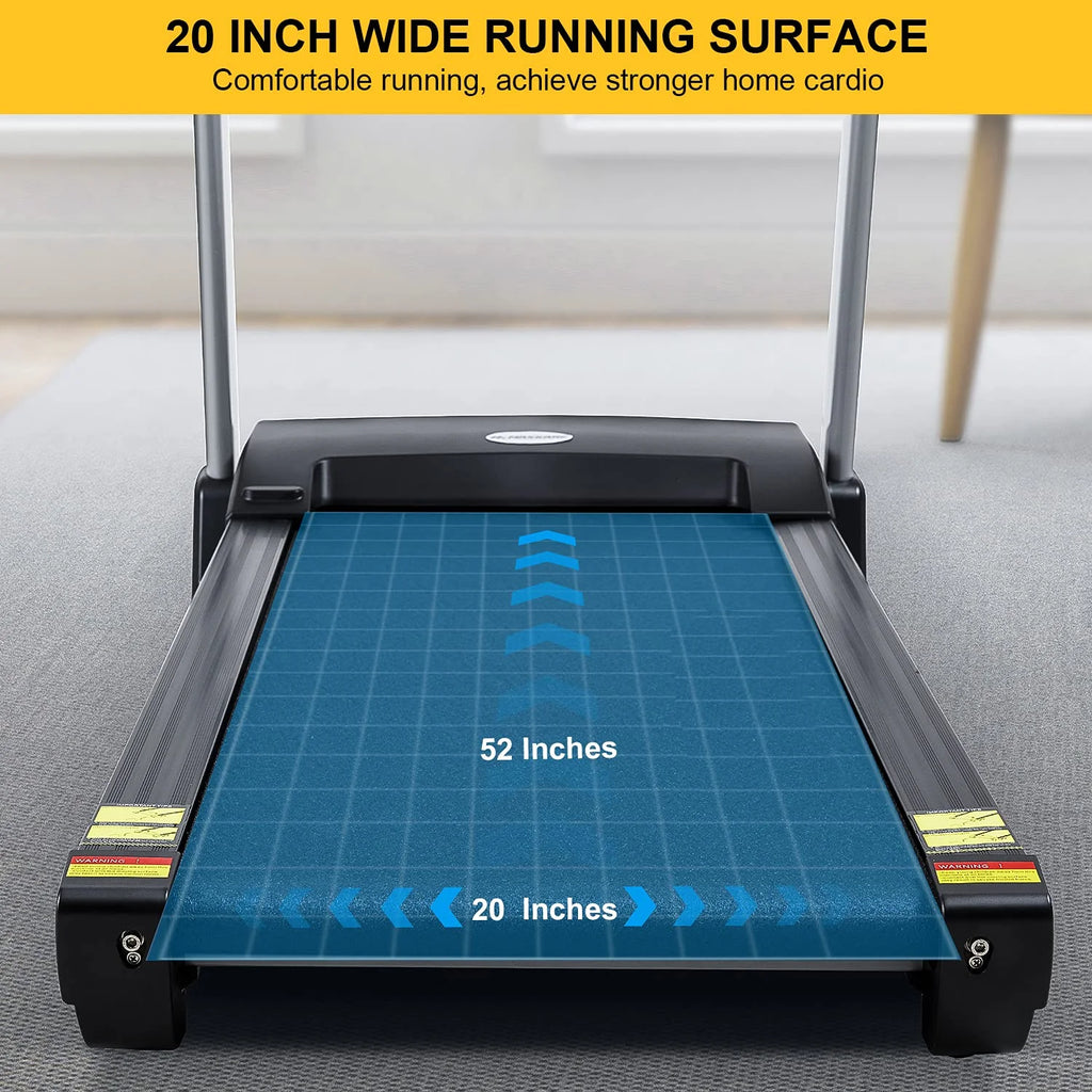 3HP Folding Treadmill with Auto Incline E79376
