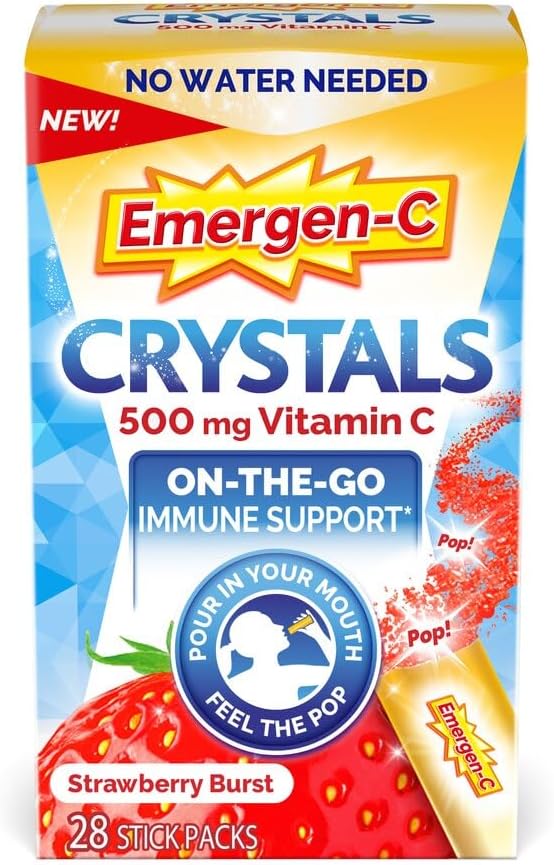 Strawberry Burst 28 Stickpacks Pack of 2 Vitamin C Supplement Q8565