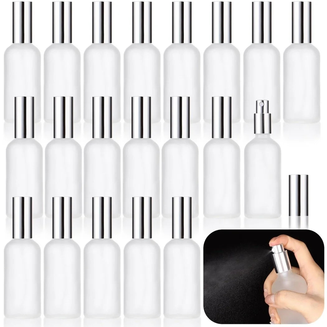 20 Pcs 3.4 oz Empty Glass Spray Bottles C915