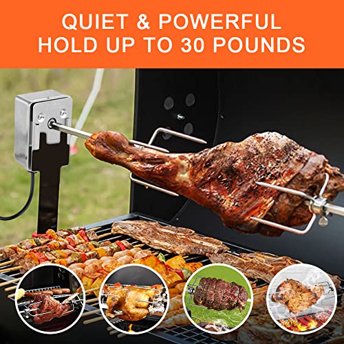 Stainless Steel Electric Rotisserie Motor 110 Volts 4 Watts Silver K733461