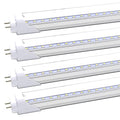 2FT 8W LED Light Tube, 5000K Daylight White, Pack of 4 T86001