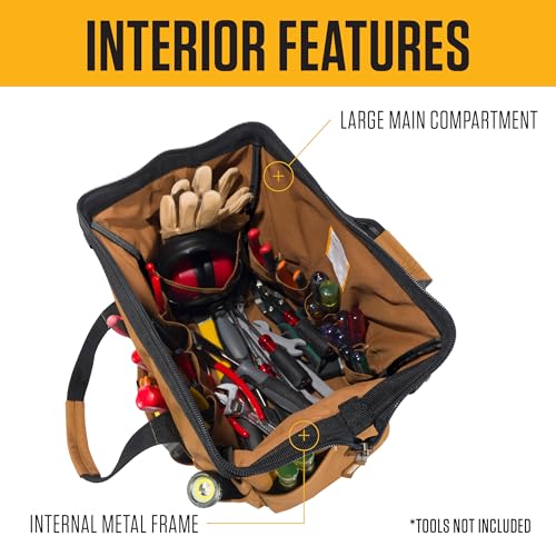 14-Inch 26 Pocket Durable Water-Resistant Tool Bag Q743