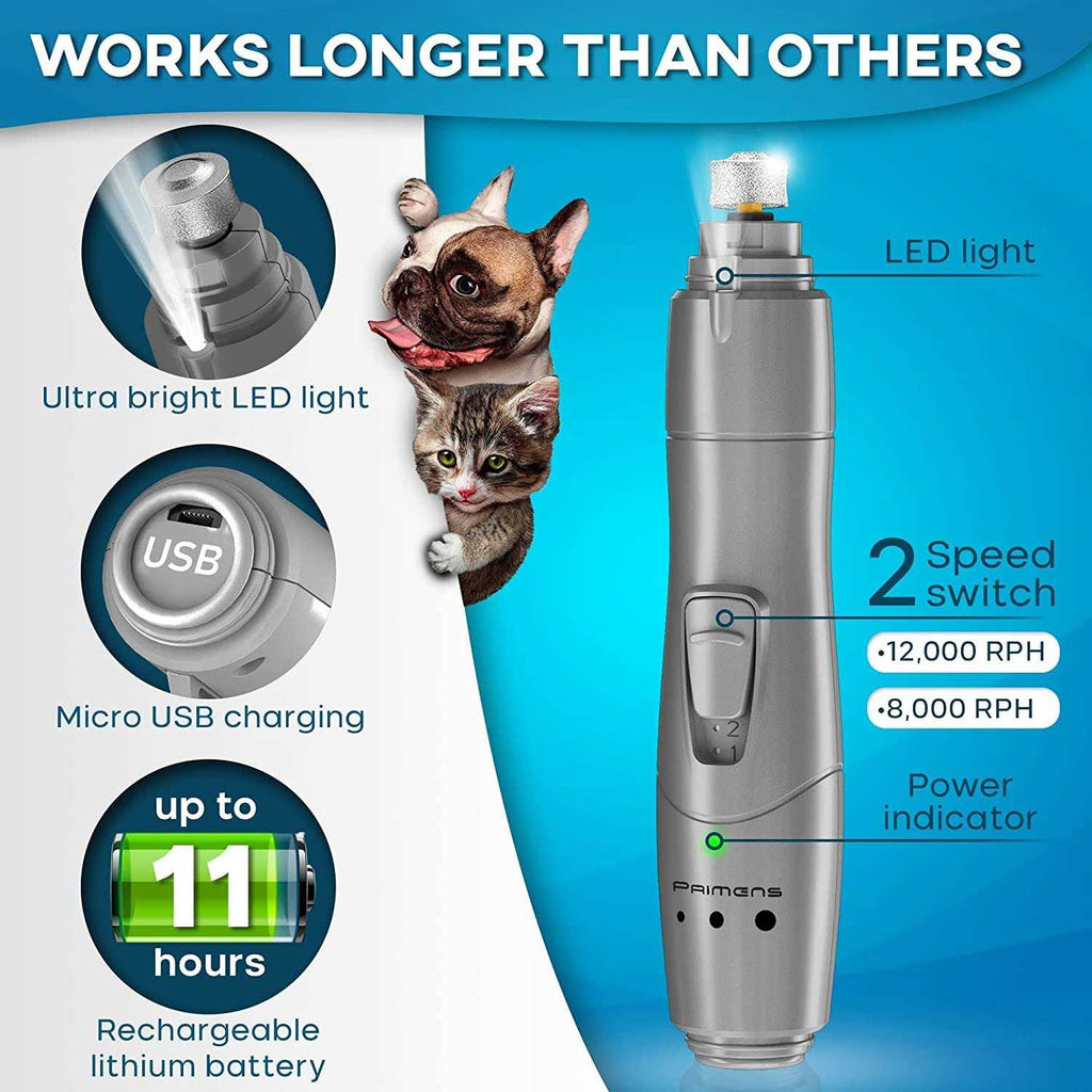 Dog Nail Grinder with LED Light C41983