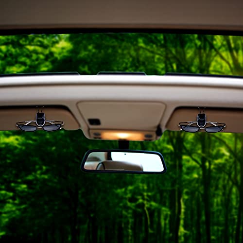 2 Pieces Car Sunglasses Visor Clips F12707