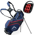 14 Way Dividers Golf Stand Bag Lightweight with Multiple Pockets, Dual Strap and Rain Cover Hood R602896