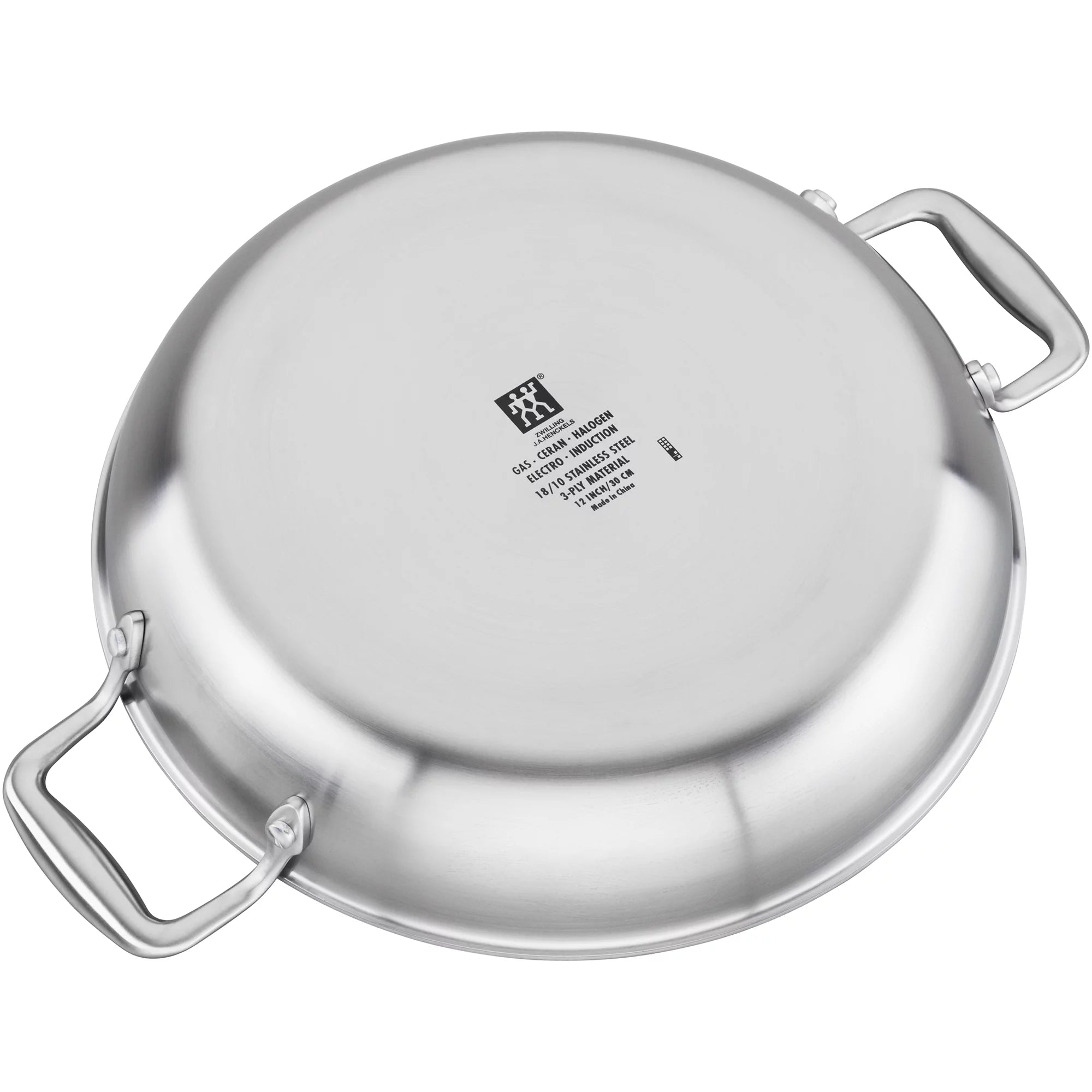 3-ply Stainless Steel Ceramic Nonstick Braiser Y7996