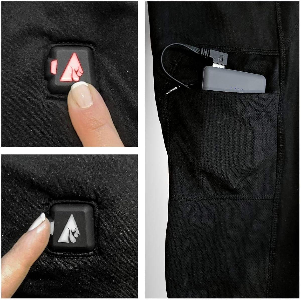 Heated Shirt with 3 Heat Panels R6498