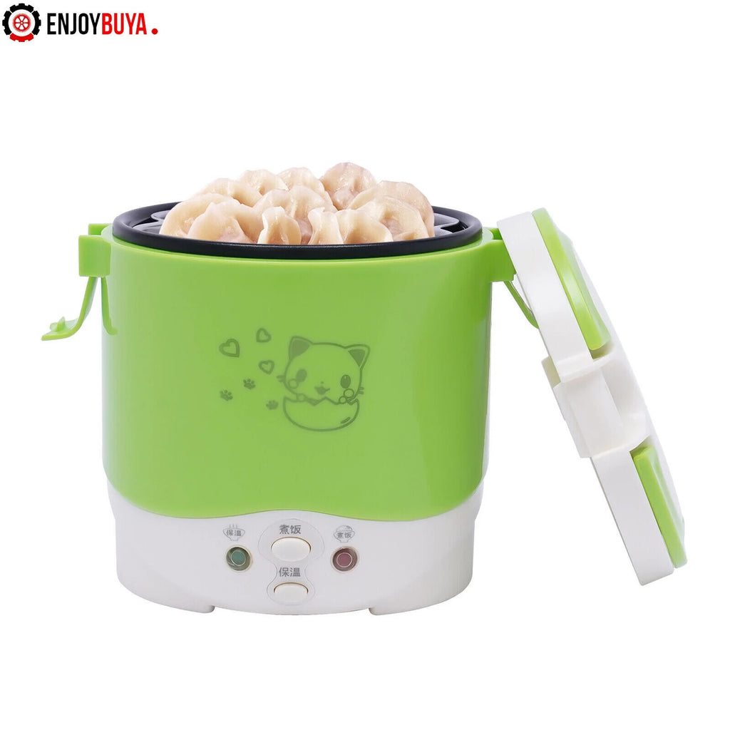 1L Mini Electric Rice Cooker with Measuring Cup and Spoon R7721