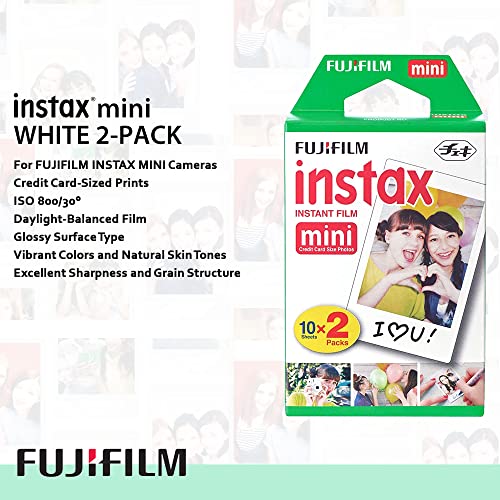 Clay White Instant Printer Bundle with Film 40 Sheets and Protective Case M511