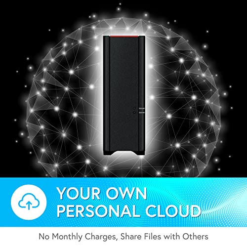 4TB 1-Bay NAS Network Attached Storage with HDD Hard Drives C845613