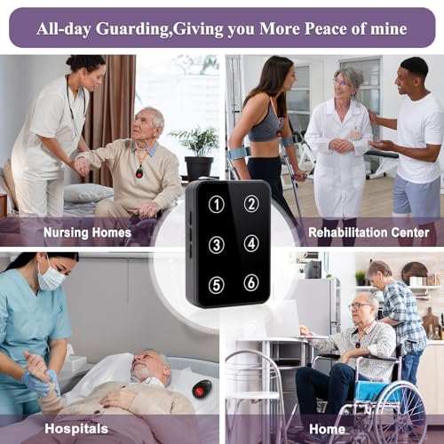 Wireless Nurse Call Button LED Call Light Call Bell J841267