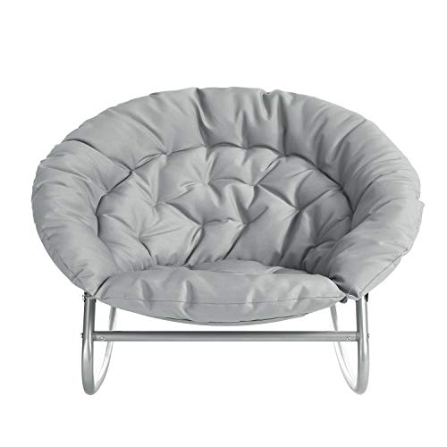 Grey Rocking Saucer Chair F741173