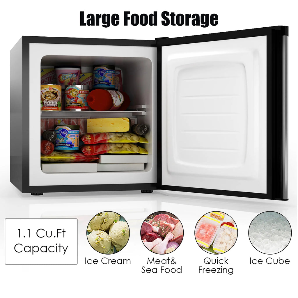 1.1 cu.ft. Compact Single Door Mini Upright Freezer N241451