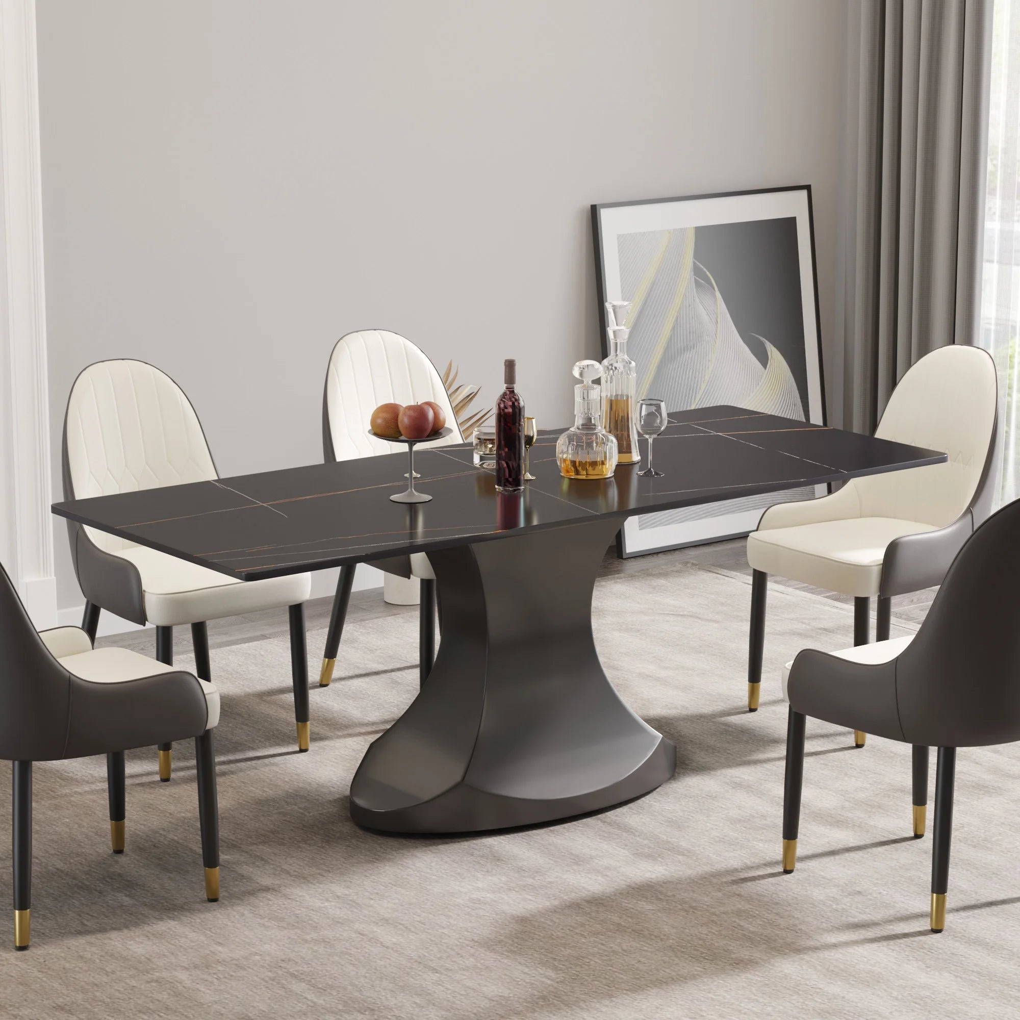 Sintered Stone Top Dining Table I8235