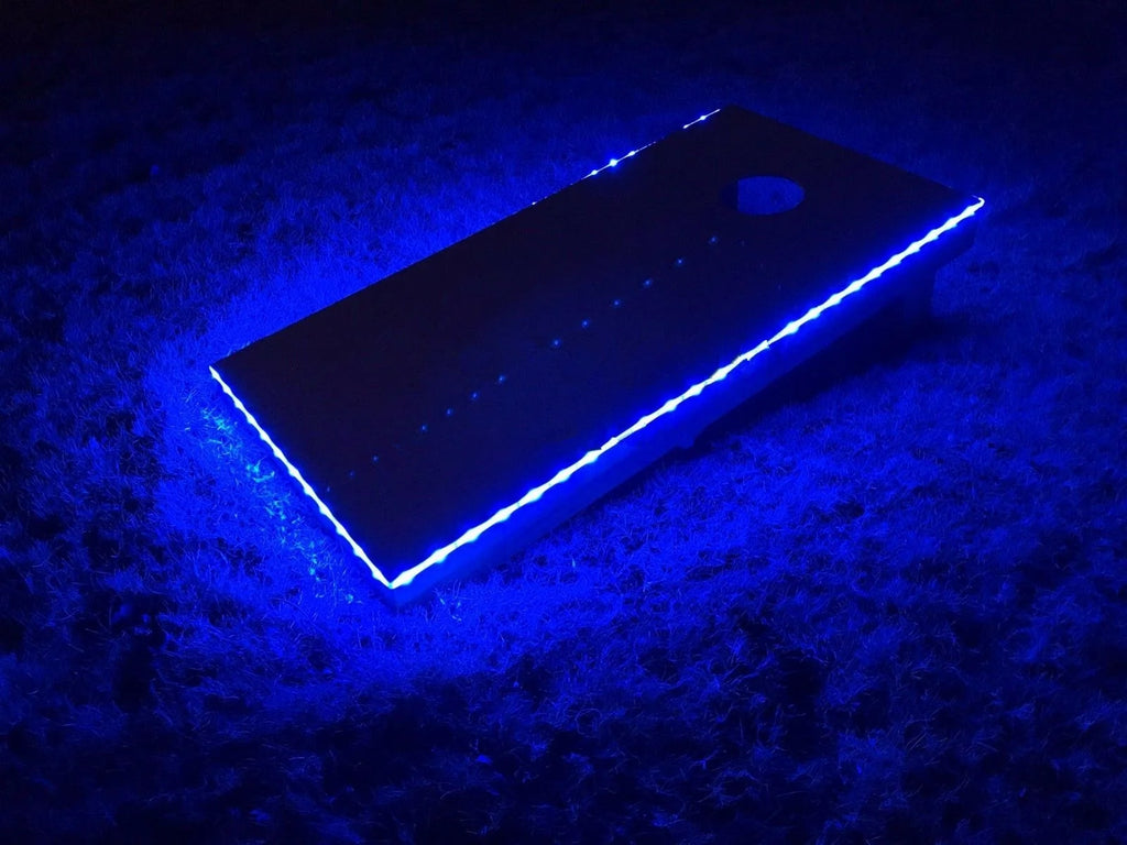Blue 16.4ft LED Strip Lights with RF Remote 5050 6000K Q3663