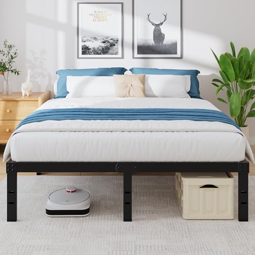 16 Inch Heavy Duty Metal Queen Bed Frame C380