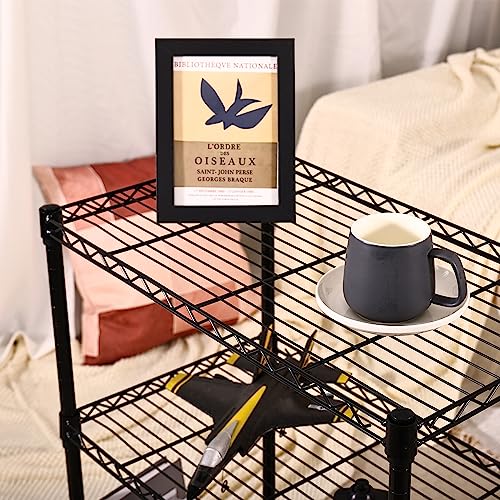 Black Steel Adjustable Storage Shelving Unit I595589