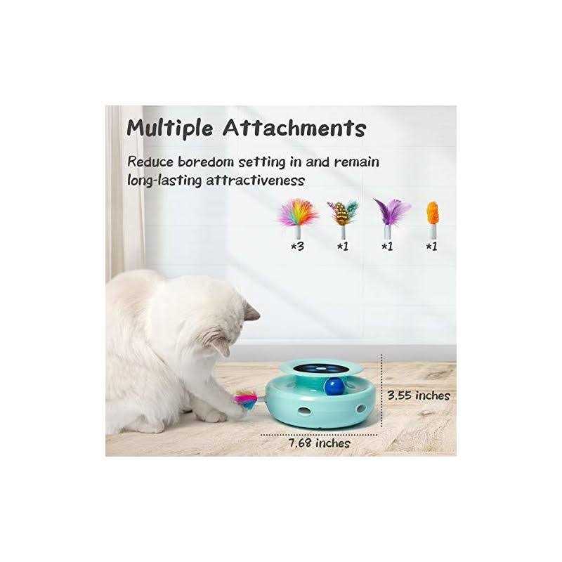 2-in-1 Interactive Automatic Cat Toy Balls J531