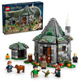 LEGO Harry Potter Hagrid's Hut: an Unexpected Visit - Kids Building Toy with Buildable House, 7 Minifigures & Dragon F755135