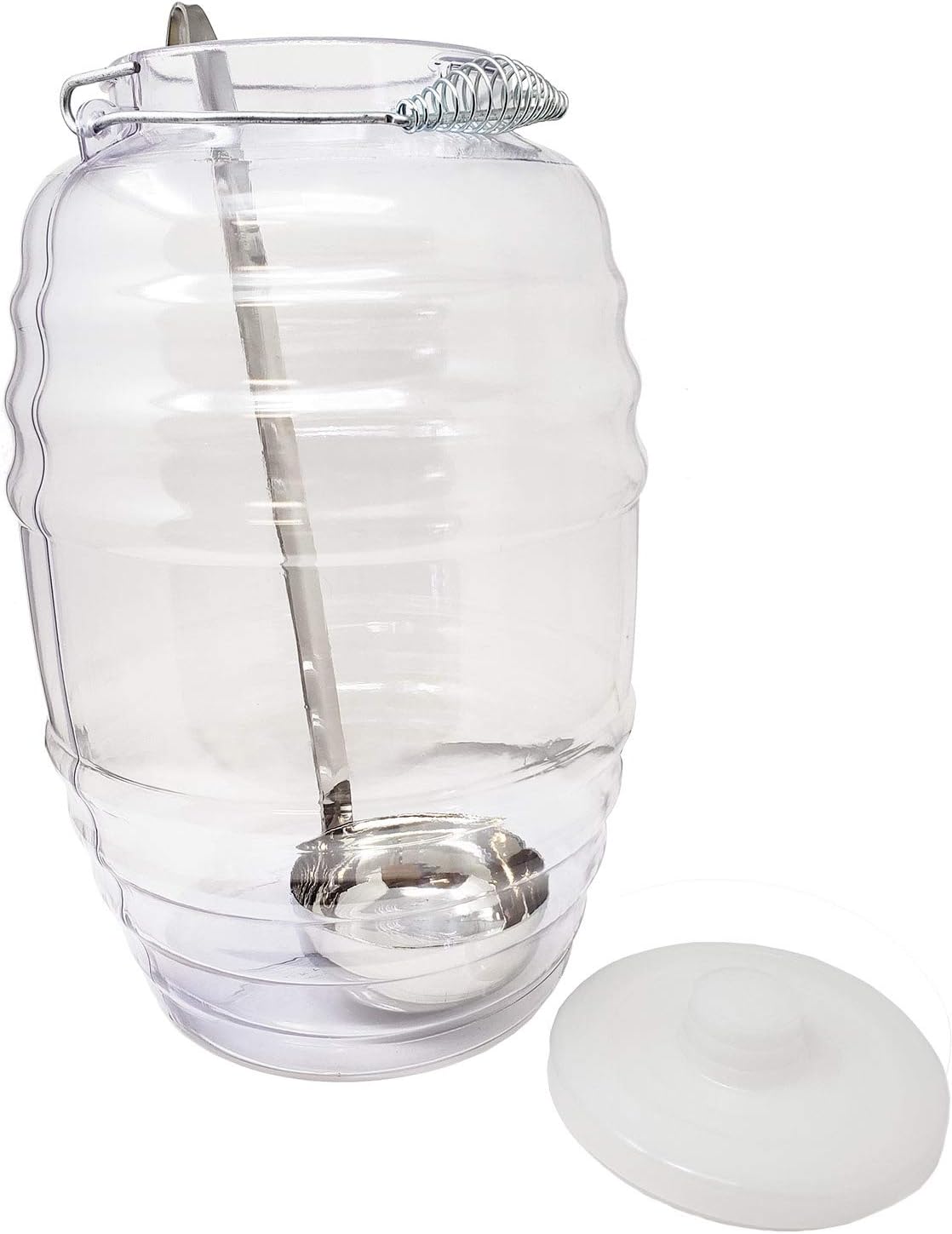 5-Gallon 20L Clear Water Jug with Lid & 16oz Ladle A625093