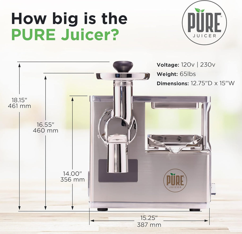 Two-Stage Juicer with Stainless Grinder and Hydraulic Press M773
