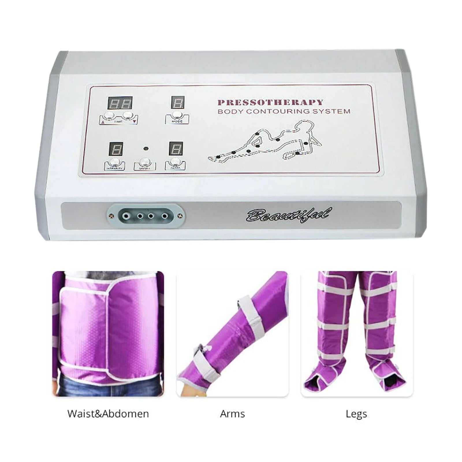 Purple Pressotherapy Lymphatic Drainage Massage Blanket Suit Machine D768
