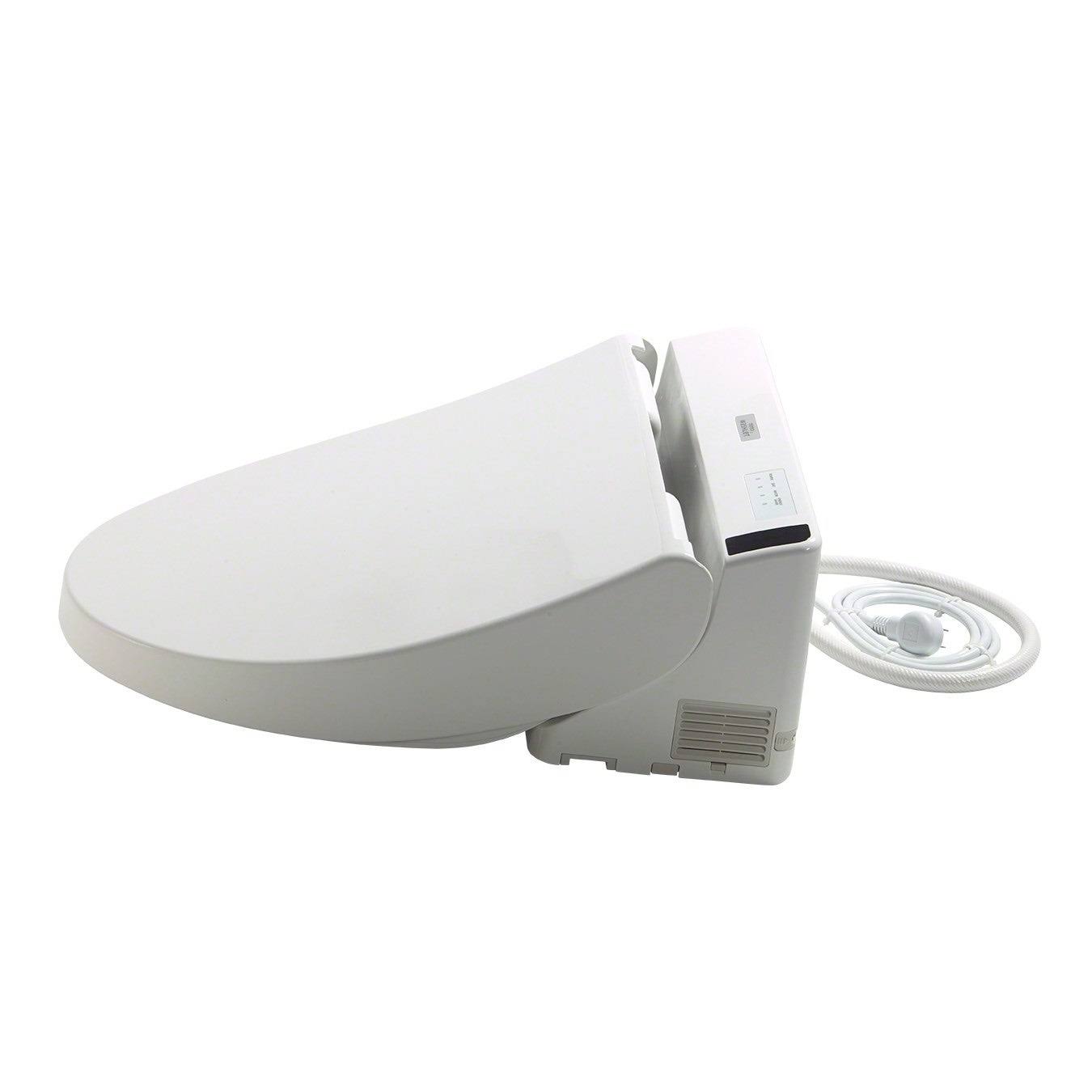 Cotton White Elongated Bidet Toilet Seat I9725