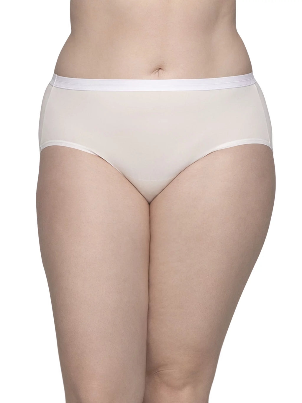 Women's Plus Size Microfiber Brief Underwear, 6 Pack U4643