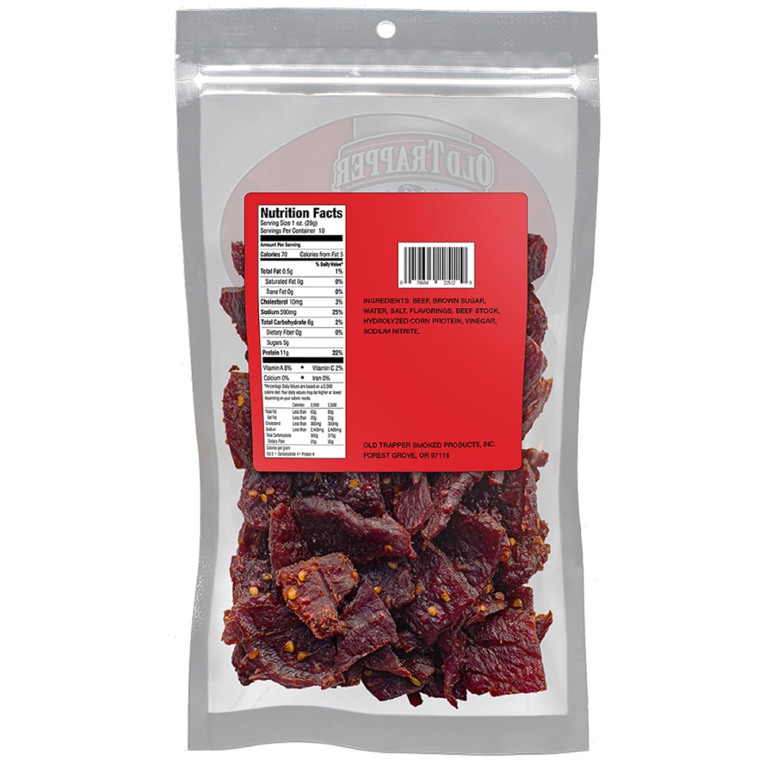 Spicy Beef Jerky, 10 Ounce H537907