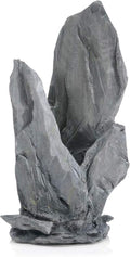 Slate Stack Ornament Medium Grey Aquariums W3332