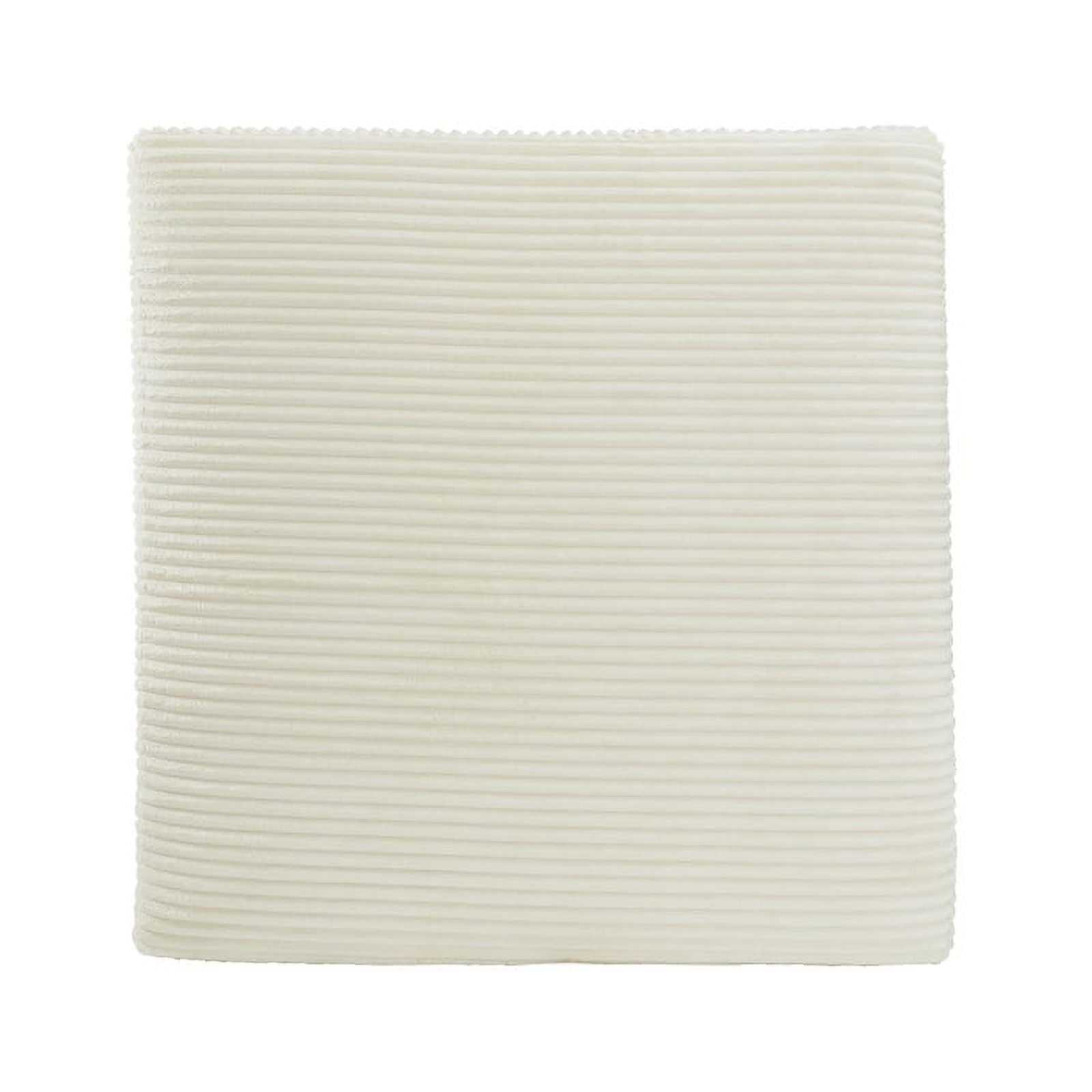 Oversized Fabric Accent Ottoman in Ivory V532