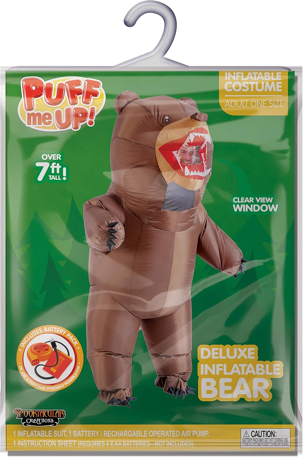 Brown Inflatable Bear Costume L5775