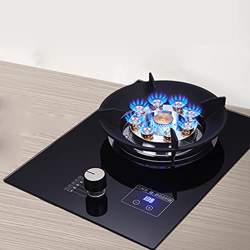 Black Tempered Glass Built-in Gas Cooker G9102