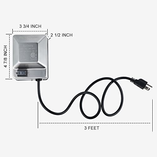 Stainless Steel Electric Rotisserie Motor 110 Volts 4 Watts Silver K733461