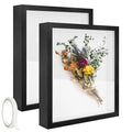 2 Pack 11 x 14in Black Shadow Box Frame with Adhesive Tape T529