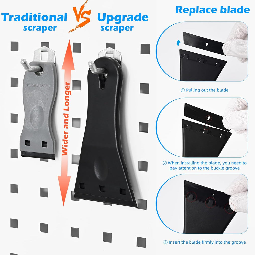 Razor Blade Scraper Putty Knife Floor Paint Scraper I33522